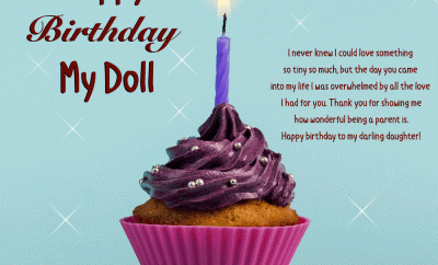 Happy Birthday My Daughter