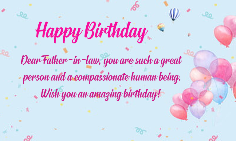 Happy Birthday Father in Law, Wishes, Quotes, Images
