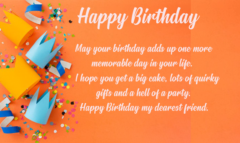 Birthday Wishes For Friend – Male and Female