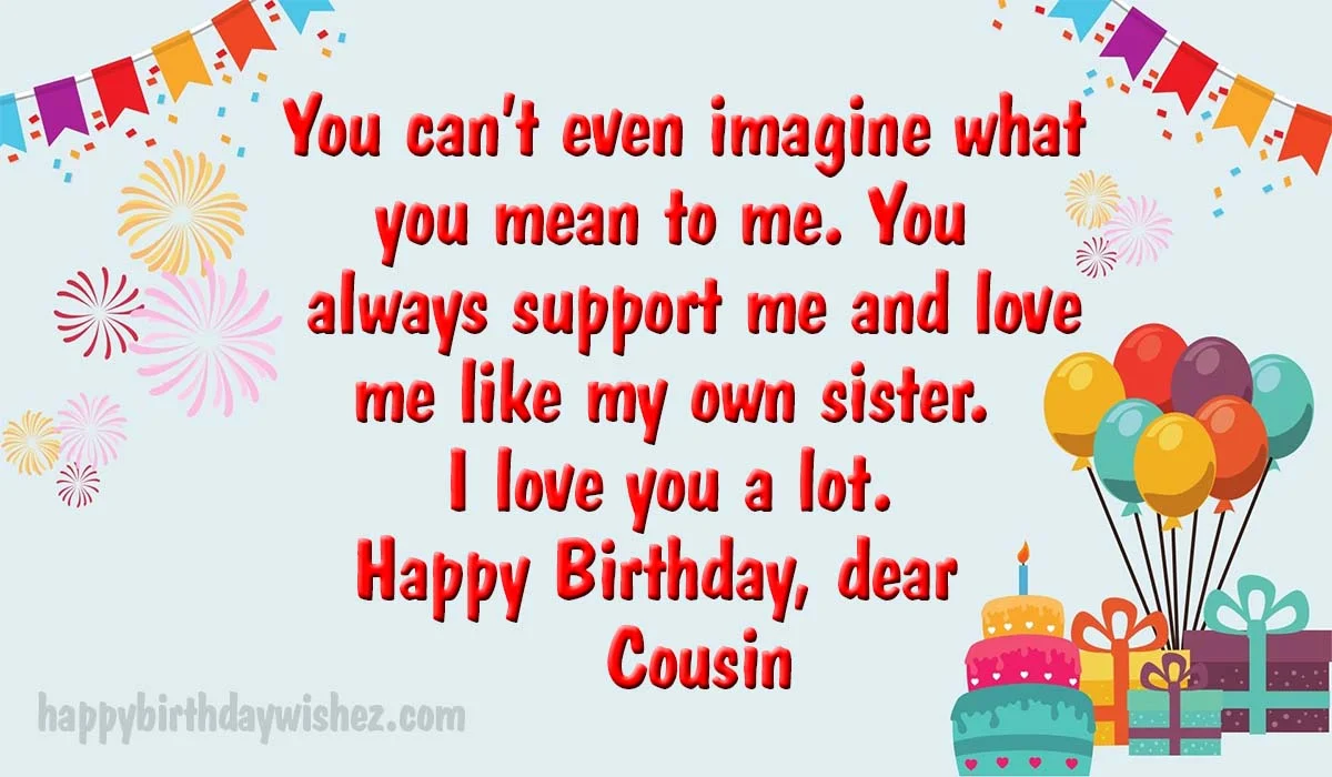 happy birthday wishes for cousin