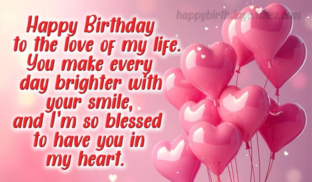 birthday wishes for lover