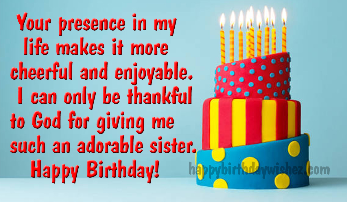 happy birthday sister quotes image
