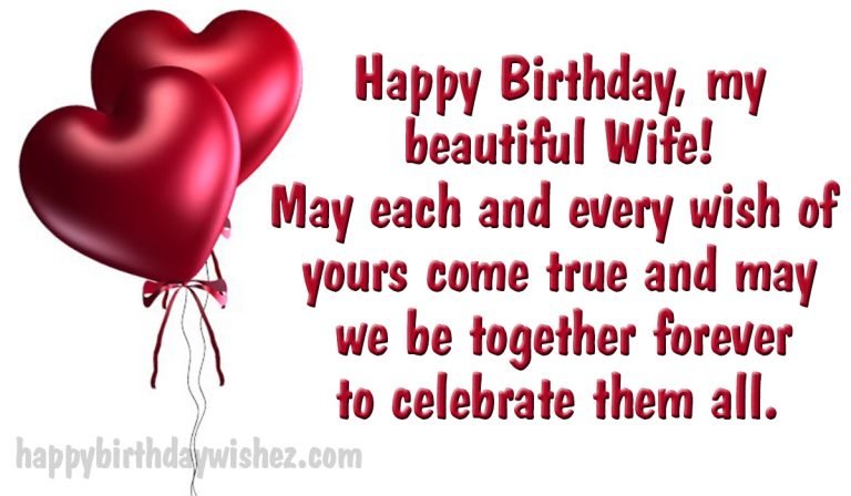 happy birthday dear wife image