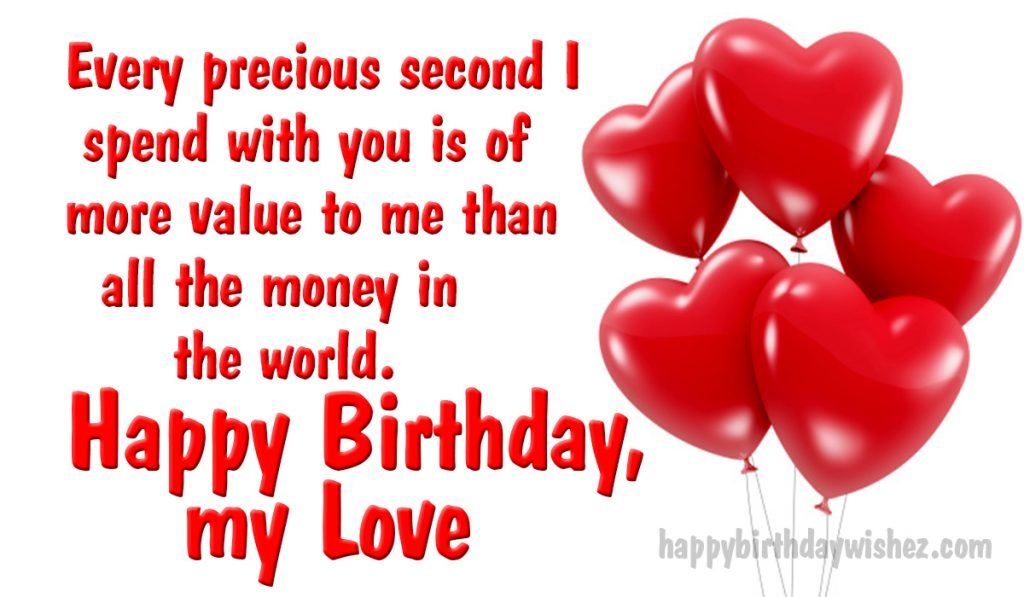 Happy Birthday Love Wishes, Quotes & Messages With Images