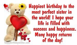 happy birthday sister image 2022