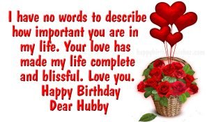 happy birthday wishes for hubby