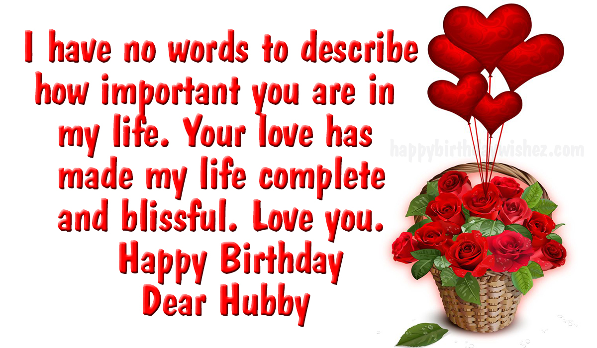 happy birthday wishes for hubby