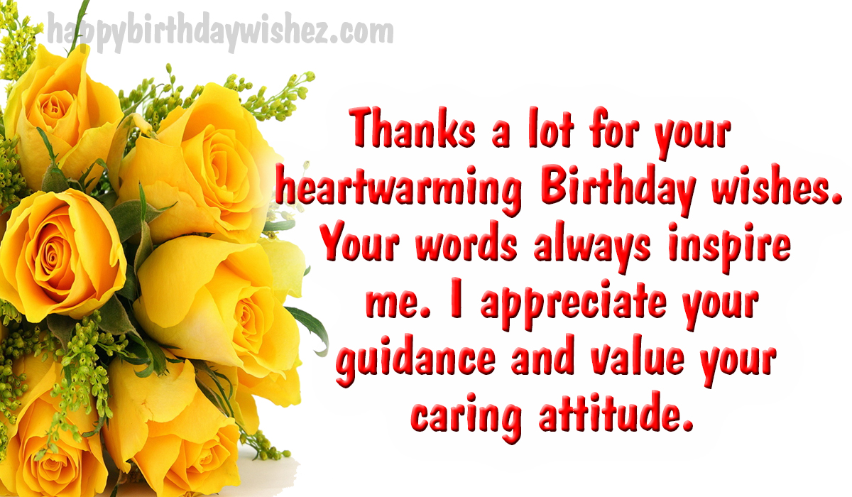 thanks for birthday wishes image