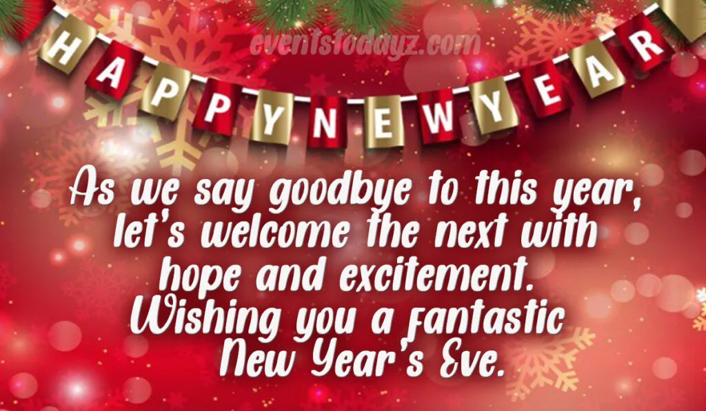 new year eve's greetings