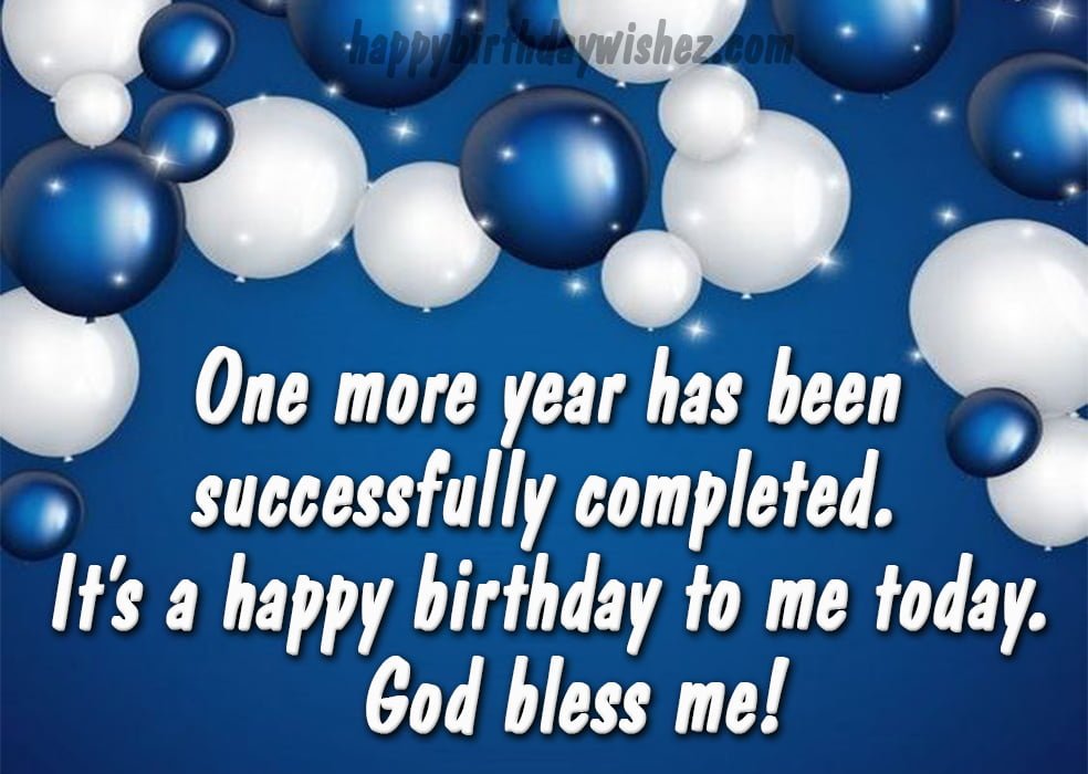 happy birthday myself image