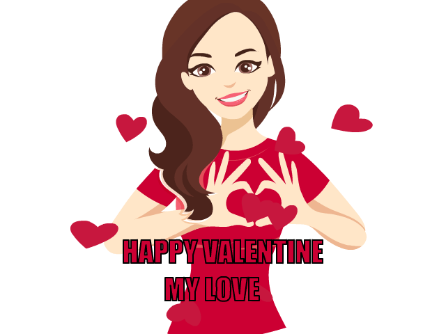 Happy Valentines Day GIF, Moving Images With Wishes