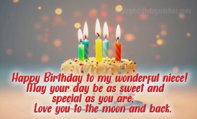 birthday greetings for niece image