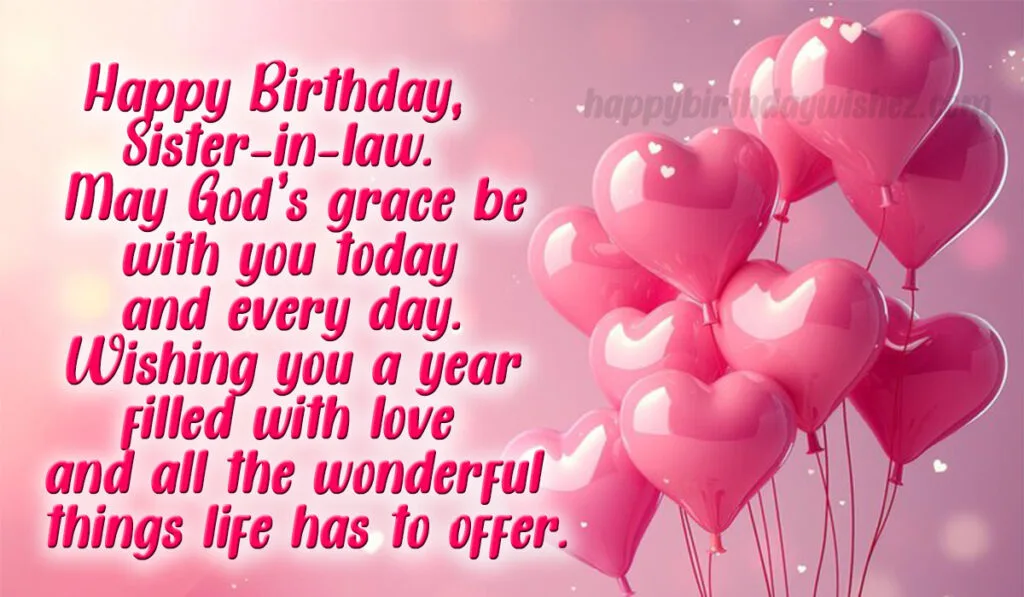 happy birthday sister-in-law wishes