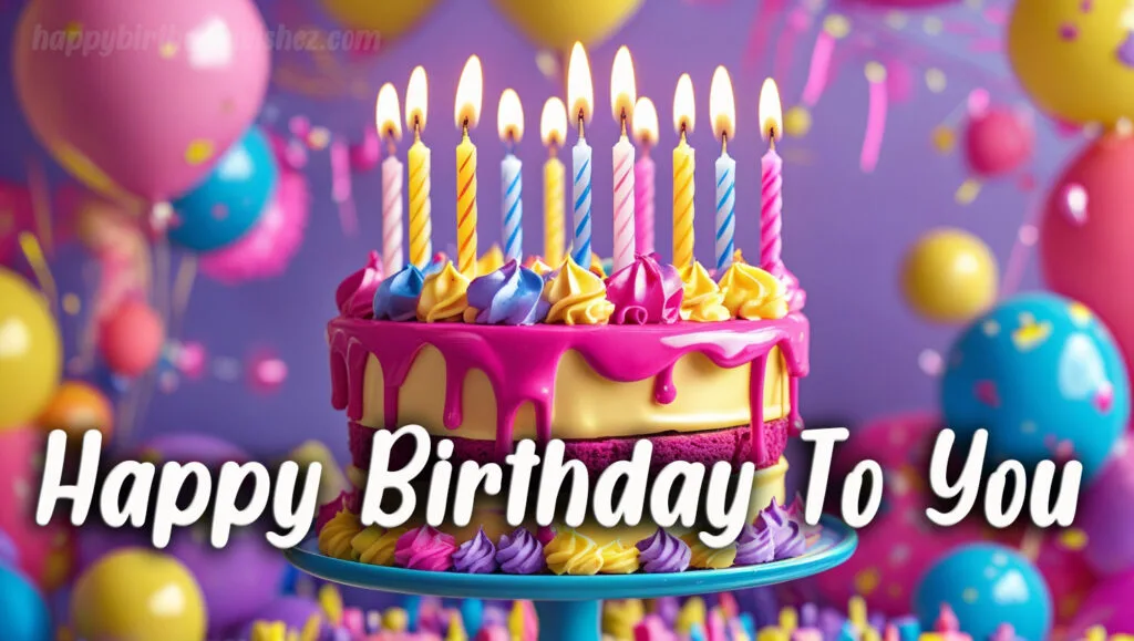 cute and colourful happy birthday images