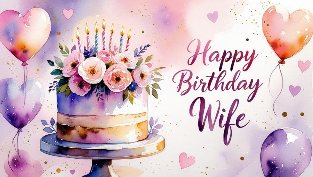 birthday wishes image for wife