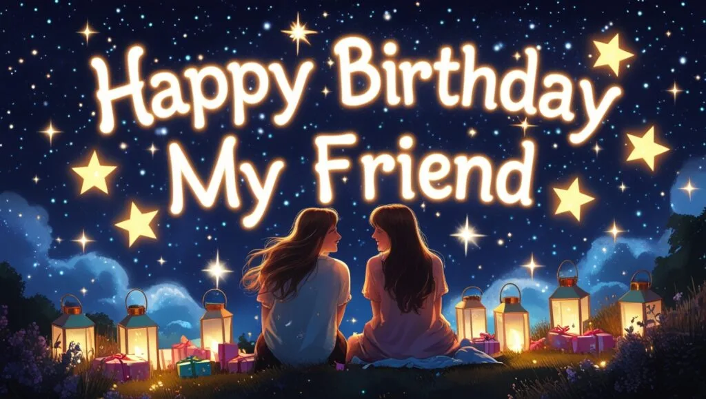 happy bday friend image