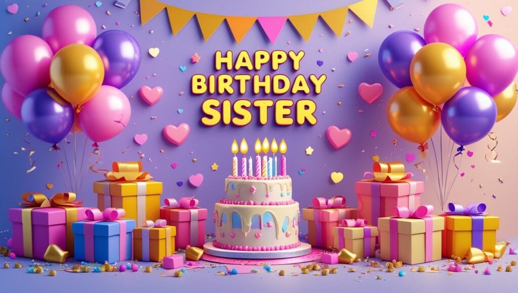 happy birthday sister image