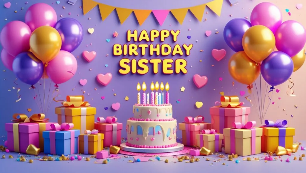 happy birthday sister image