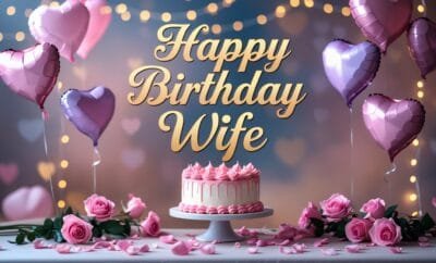 happy birthday to my wife