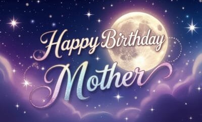 bday card for mother