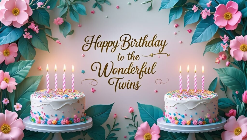 happy birthday twins