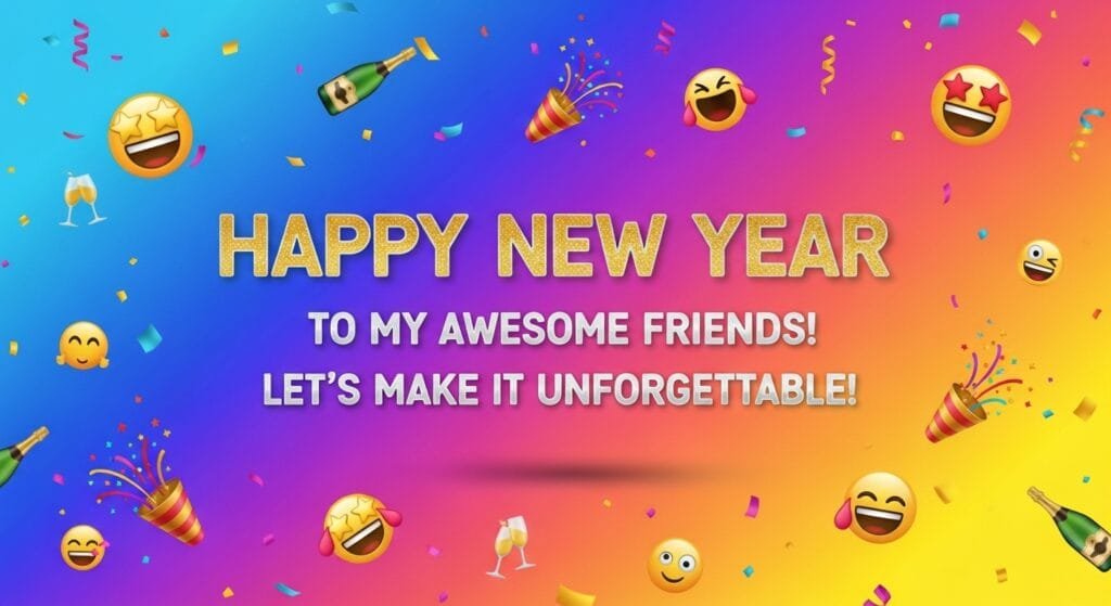 new year message for friends