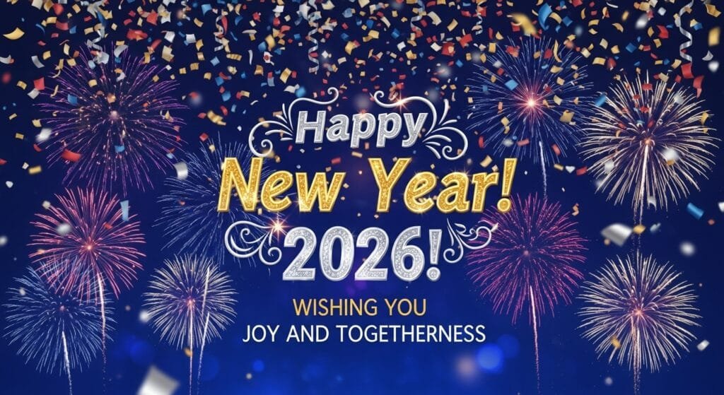 new year picture with message