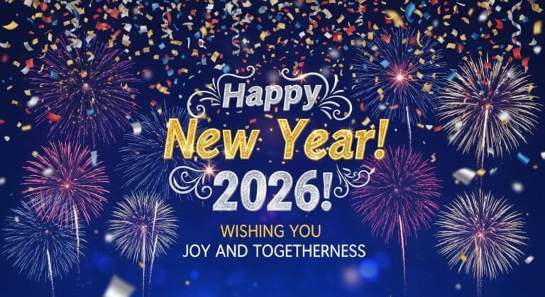 new year picture with message