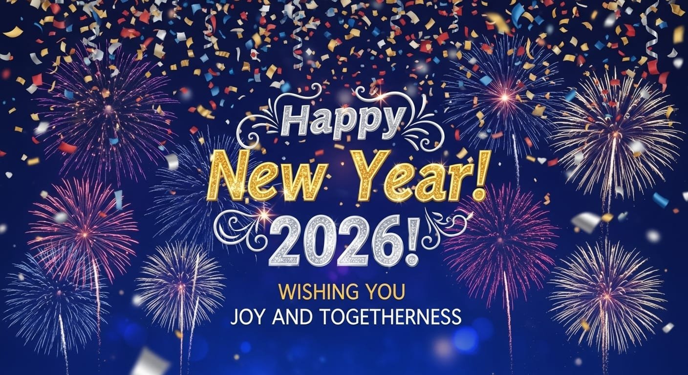 new year picture with message