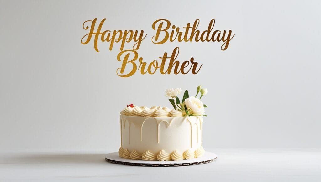 decent happy bday brother image