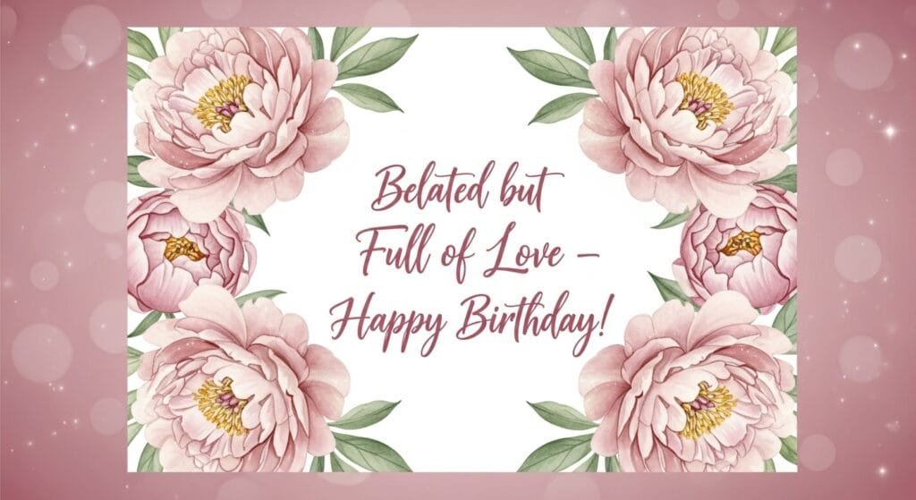 happy belated wishes