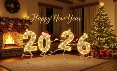 happy new year christmas style