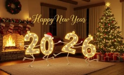 happy new year christmas style