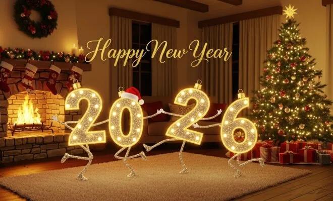 happy new year christmas style