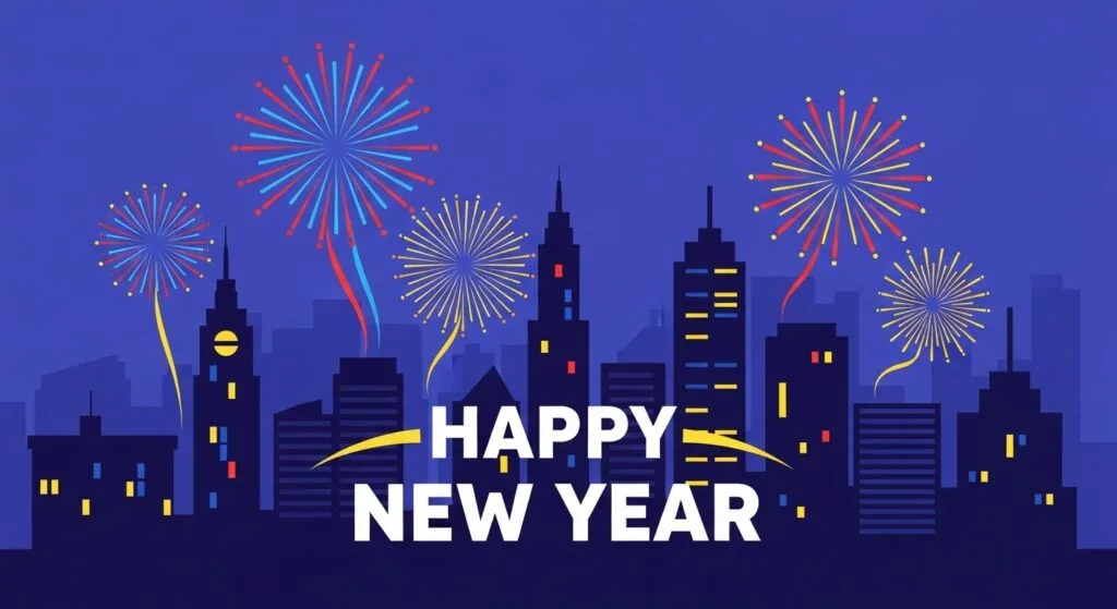 new year 2026 card