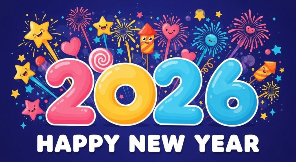new year 2026 image card