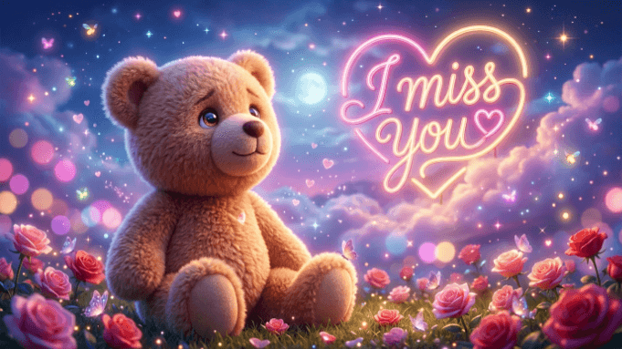 . Romantic I Miss You Message