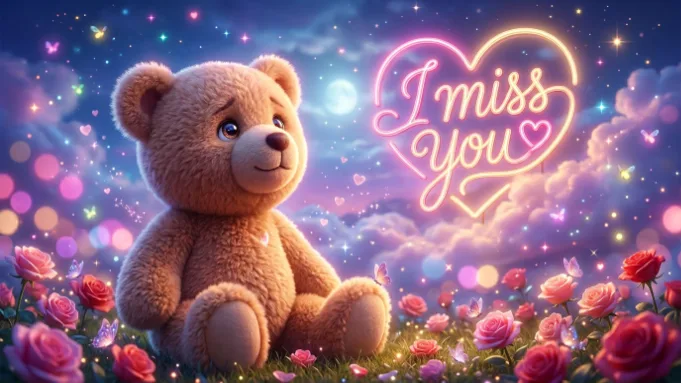 . Romantic I Miss You Message