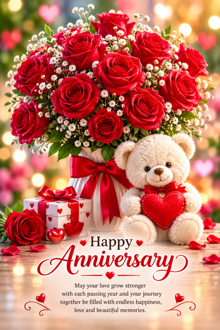 💕 Happy Anniversary Wishes – Beautiful Love Messages, Quotes & Greetings