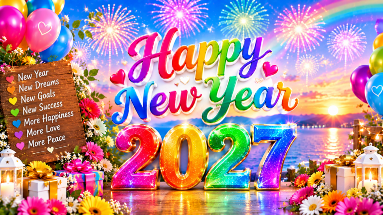 Happy New Year 2027 Wishes, Greetings, Images and Messages