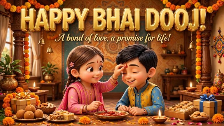 Happy Bhai Dooj image — A bond of love, a promise for life